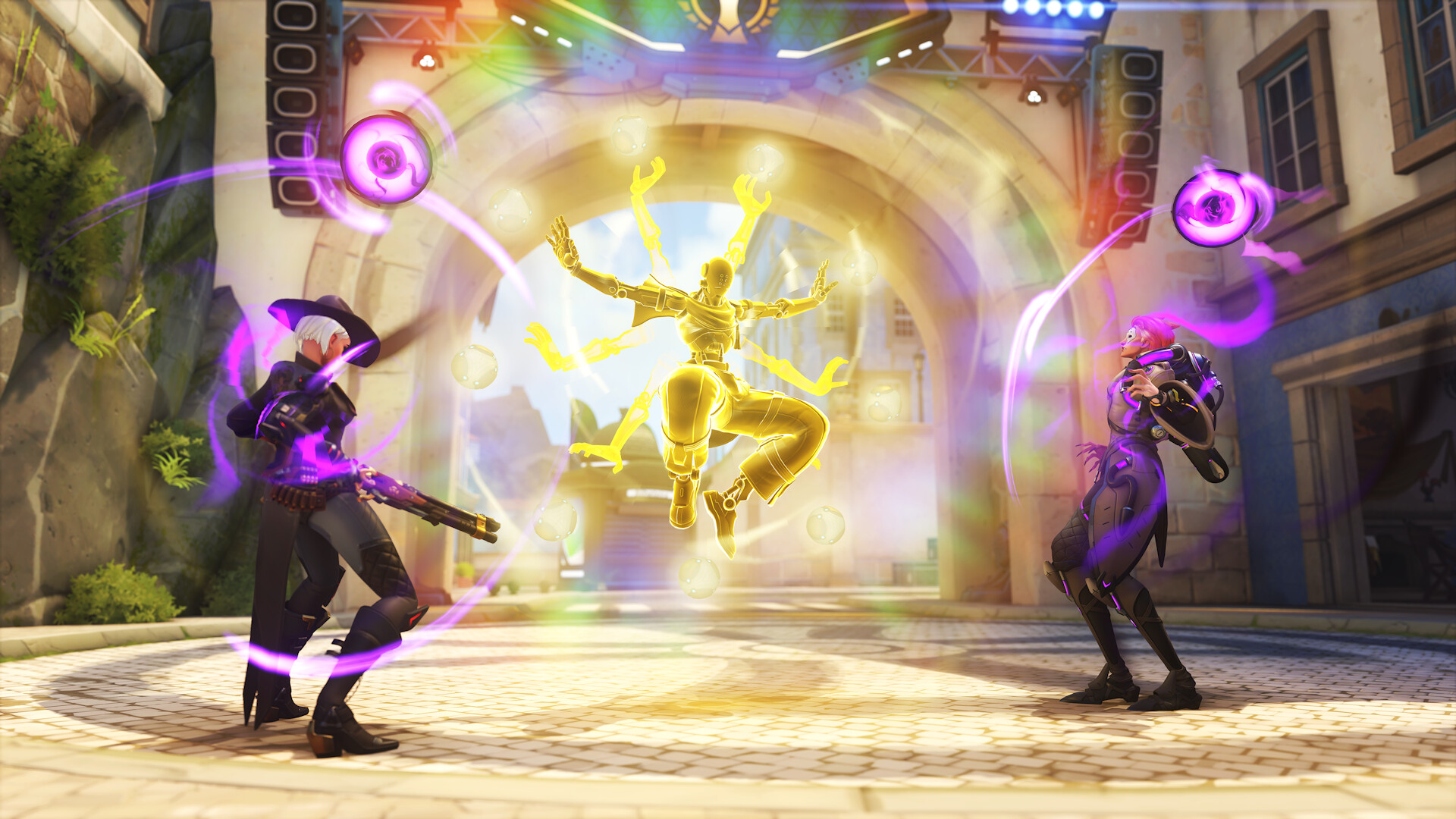 Overwatch 2 gameplay screenshot from IGN — Doomfist punch hack guide for PC players