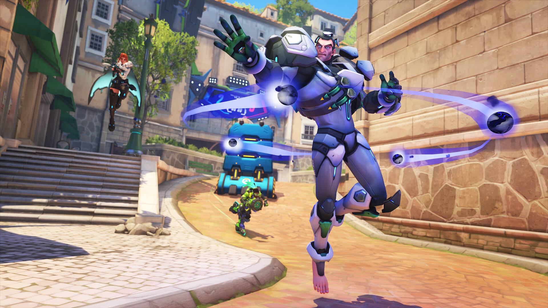 Overwatch 2 gameplay screenshot from IGN — Mercy auto heal hack guide for PC players